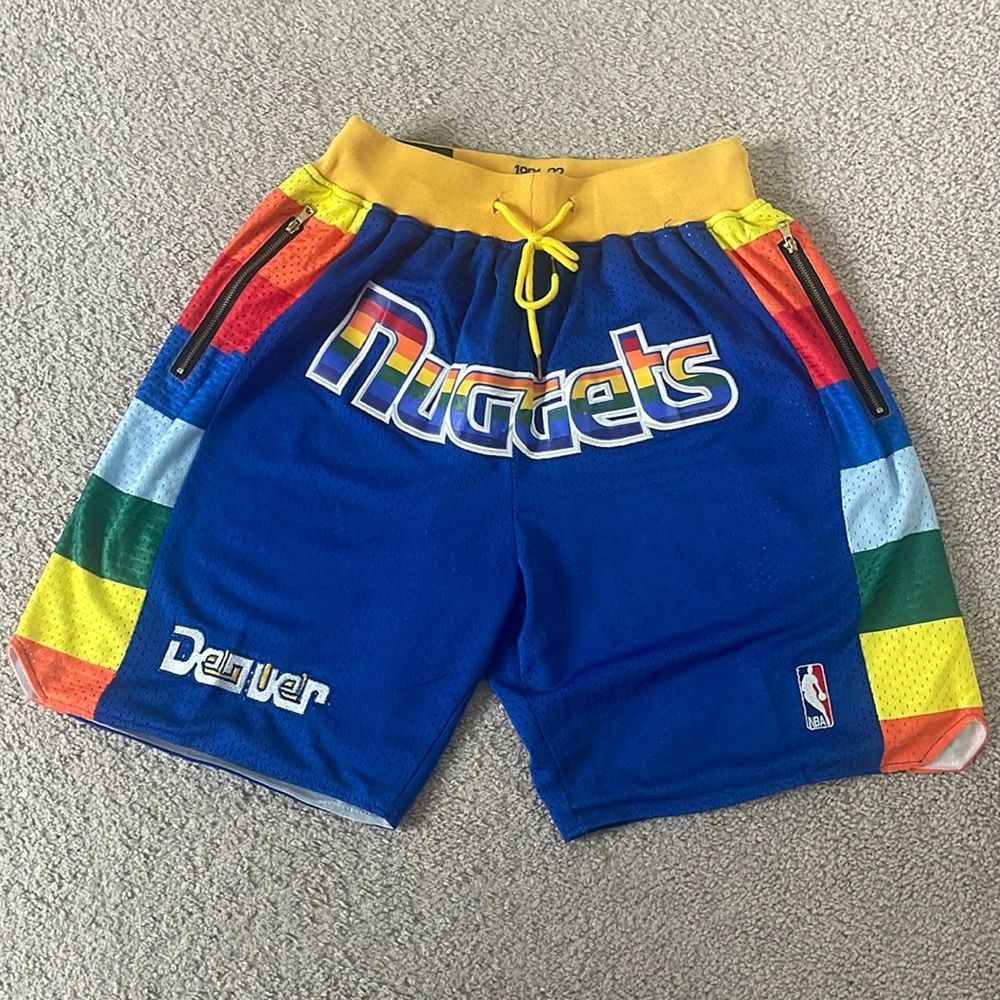 Denver Nuggets -Just Don- Shorts, Size SMALL